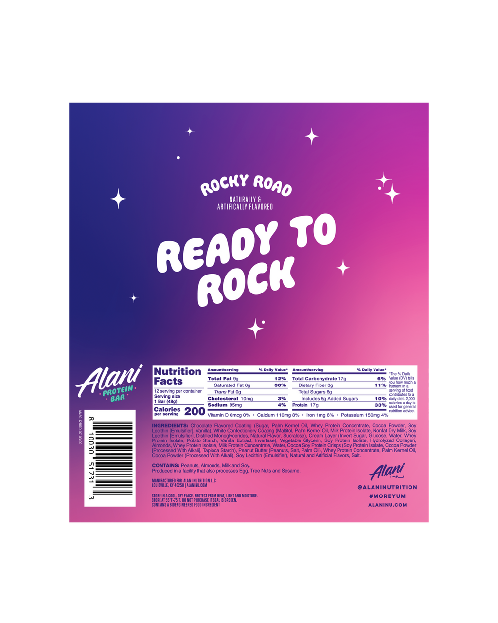 Alani Nu Protein Bar - Rocky Road P7 - image 3