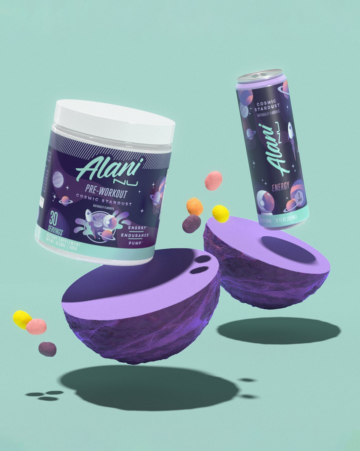 Alani Nu Pre-Workout - Cosmic Stardust W6 - image 4
