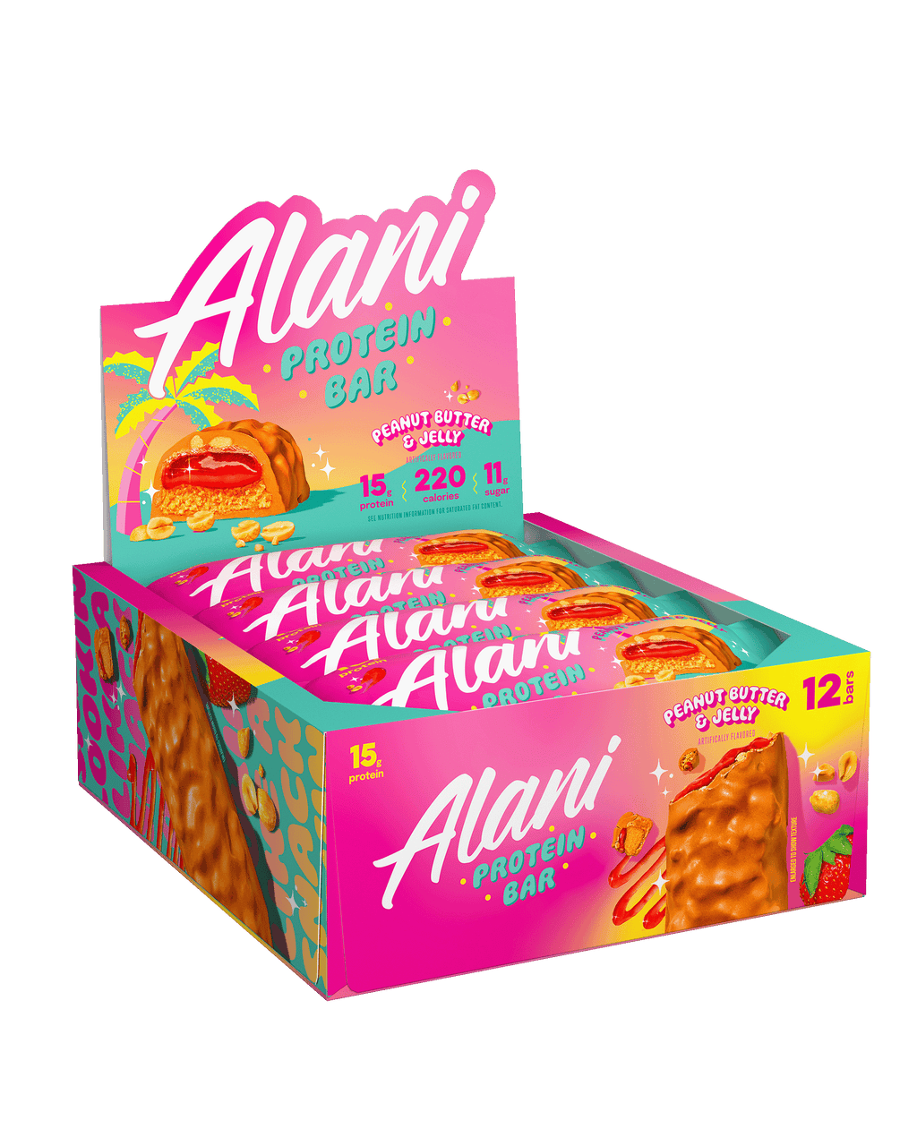 Alani Nu Protein Bar - Peanut Butter & Jelly S5 - image 5