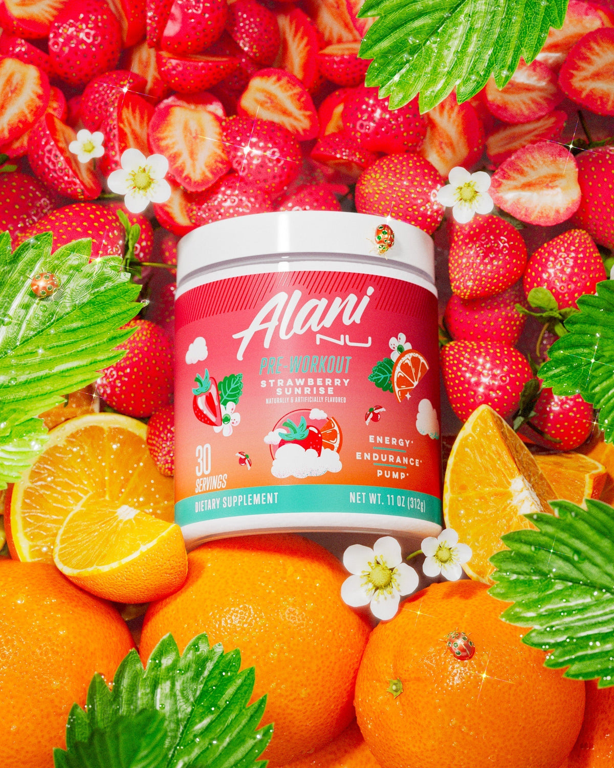 Alani Nu Pre-Workout - Strawberry Sunrise Y3 - image 4