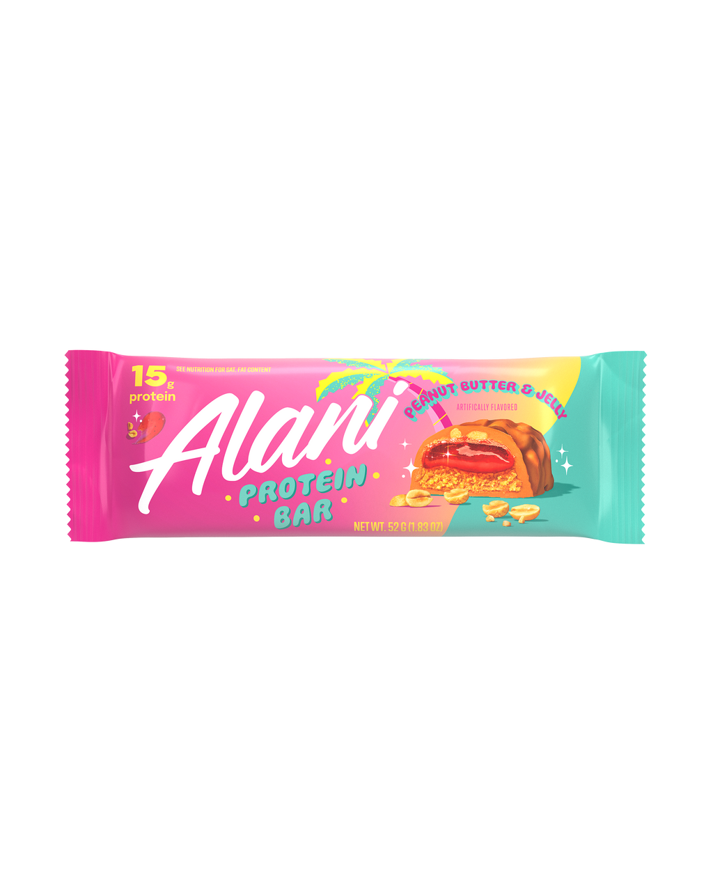 Alani Nu Protein Bar - Peanut Butter & Jelly U5 - image 2