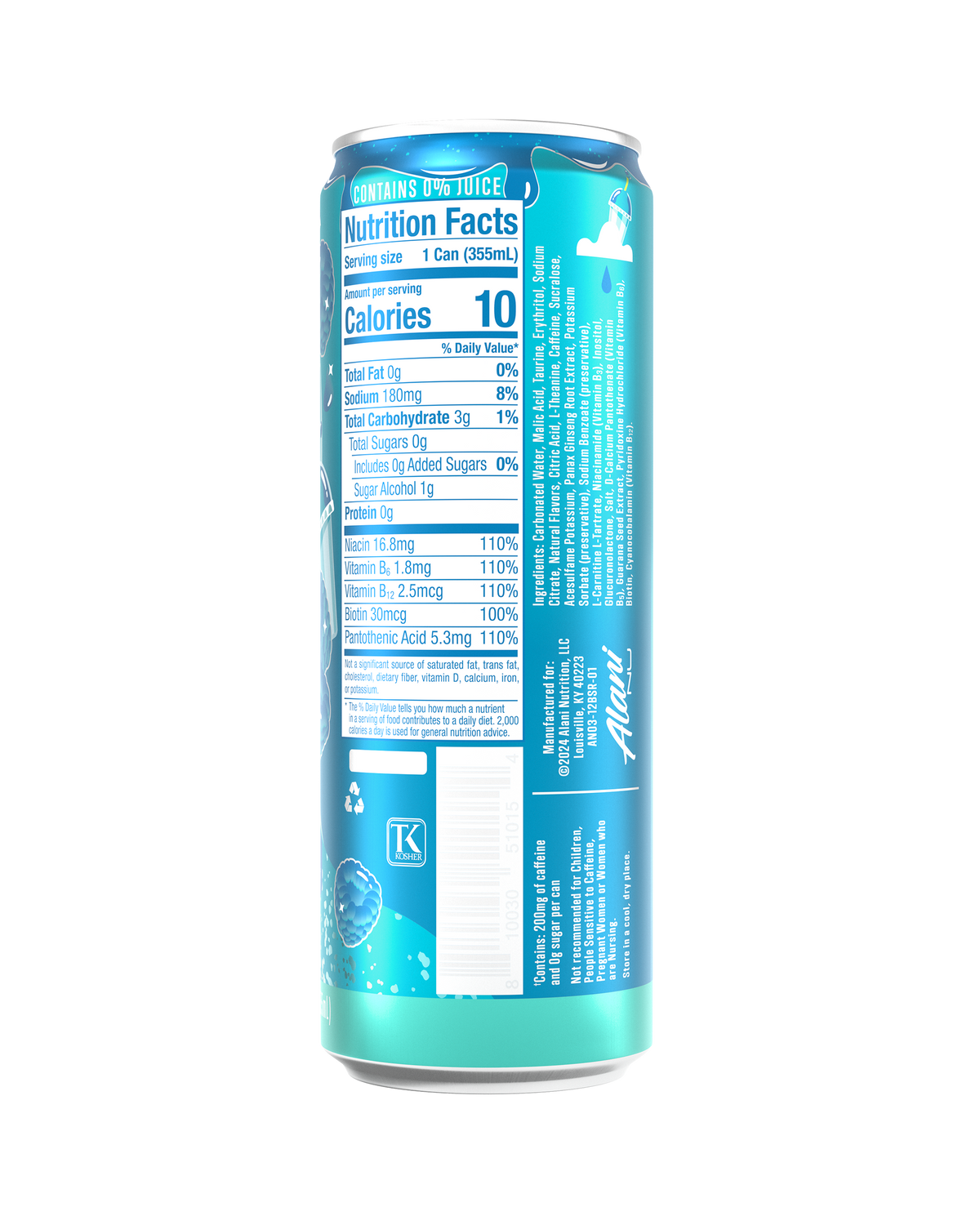 Alani Nu Energy Drink - Blue Slush M7 - image 3