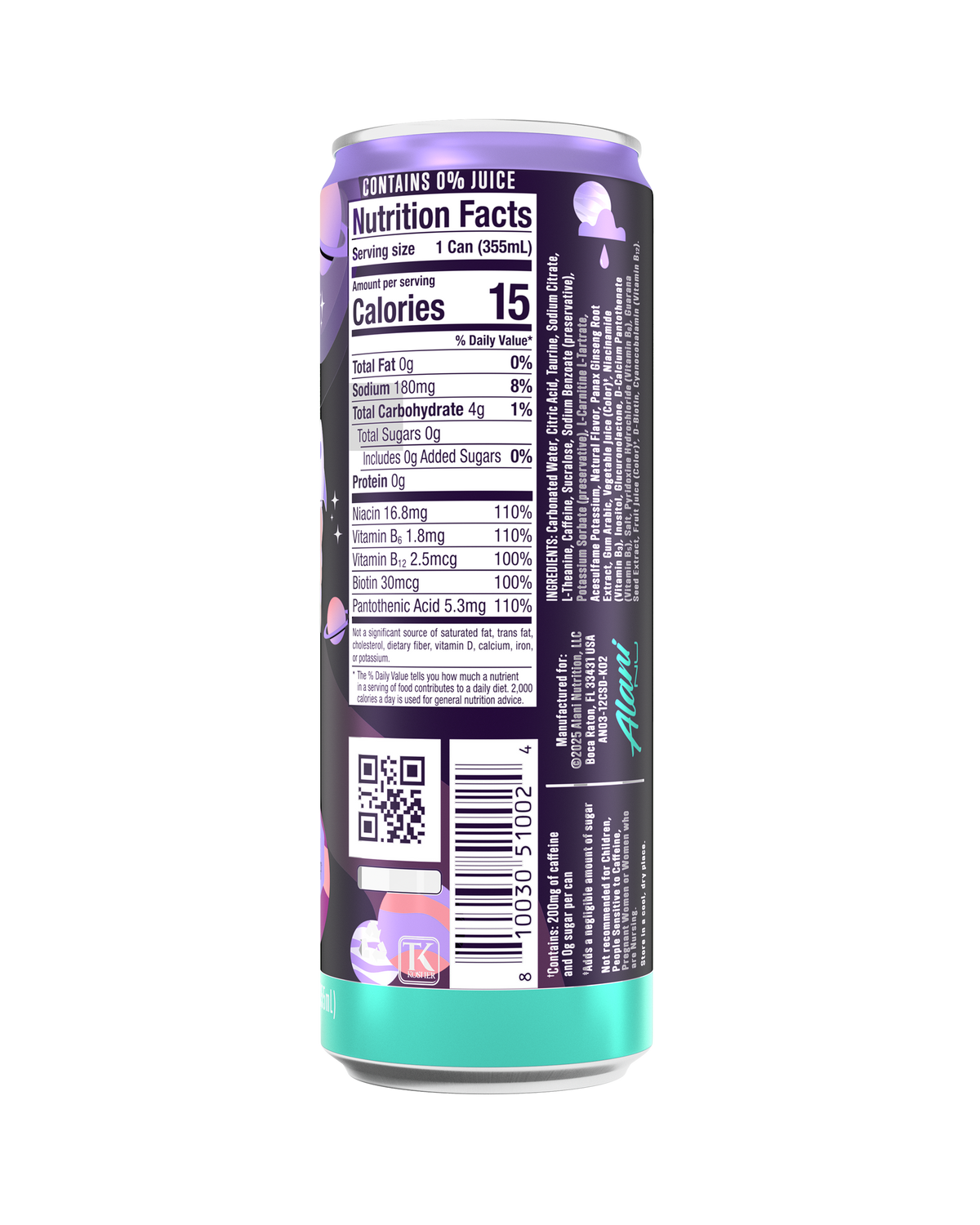 Alani Nu Energy Drink - Cosmic Stardust F7 - image 3