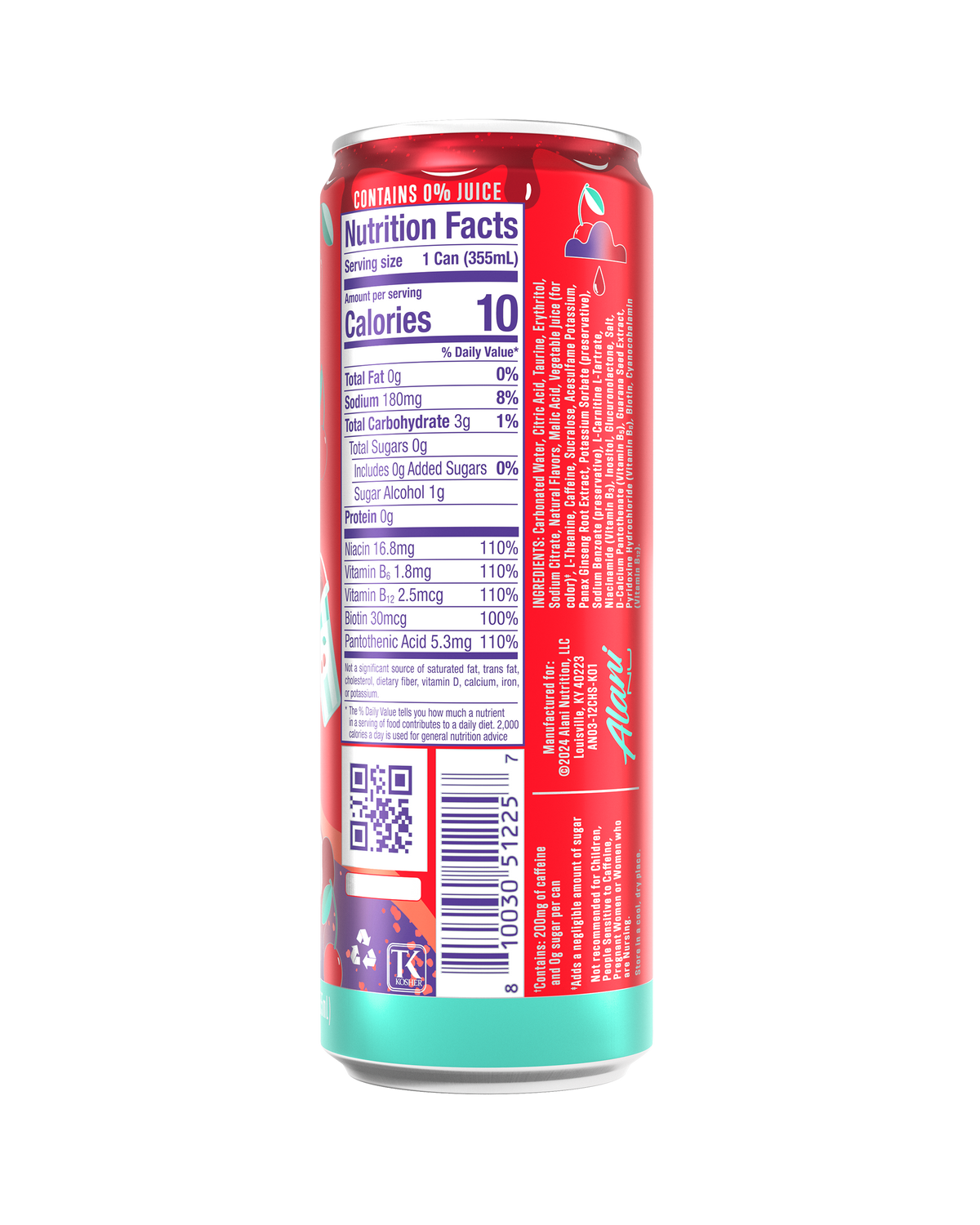Alani Nu Energy Drink - Cherry Slush I3 - image 3