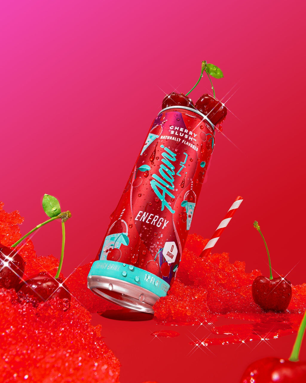 Alani Nu Energy Drink - Cherry Slush I3 - image 4