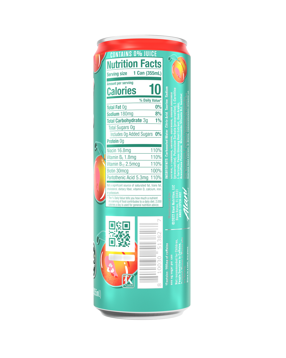 Alani Nu Energy Drink - Juicy Peach E0 - image 3