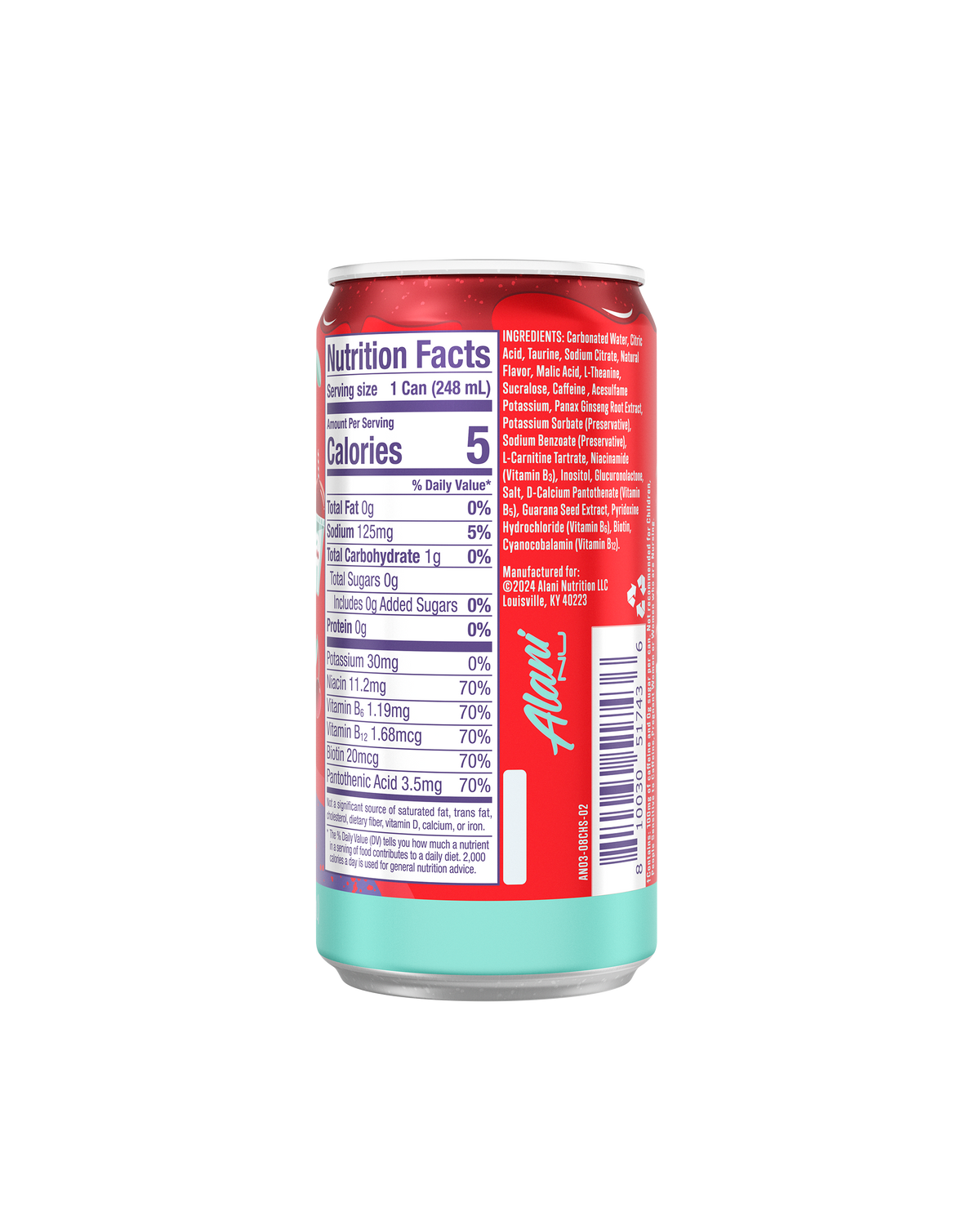 Alani Nu Mini Energy - Cherry Slush M0 - image 3