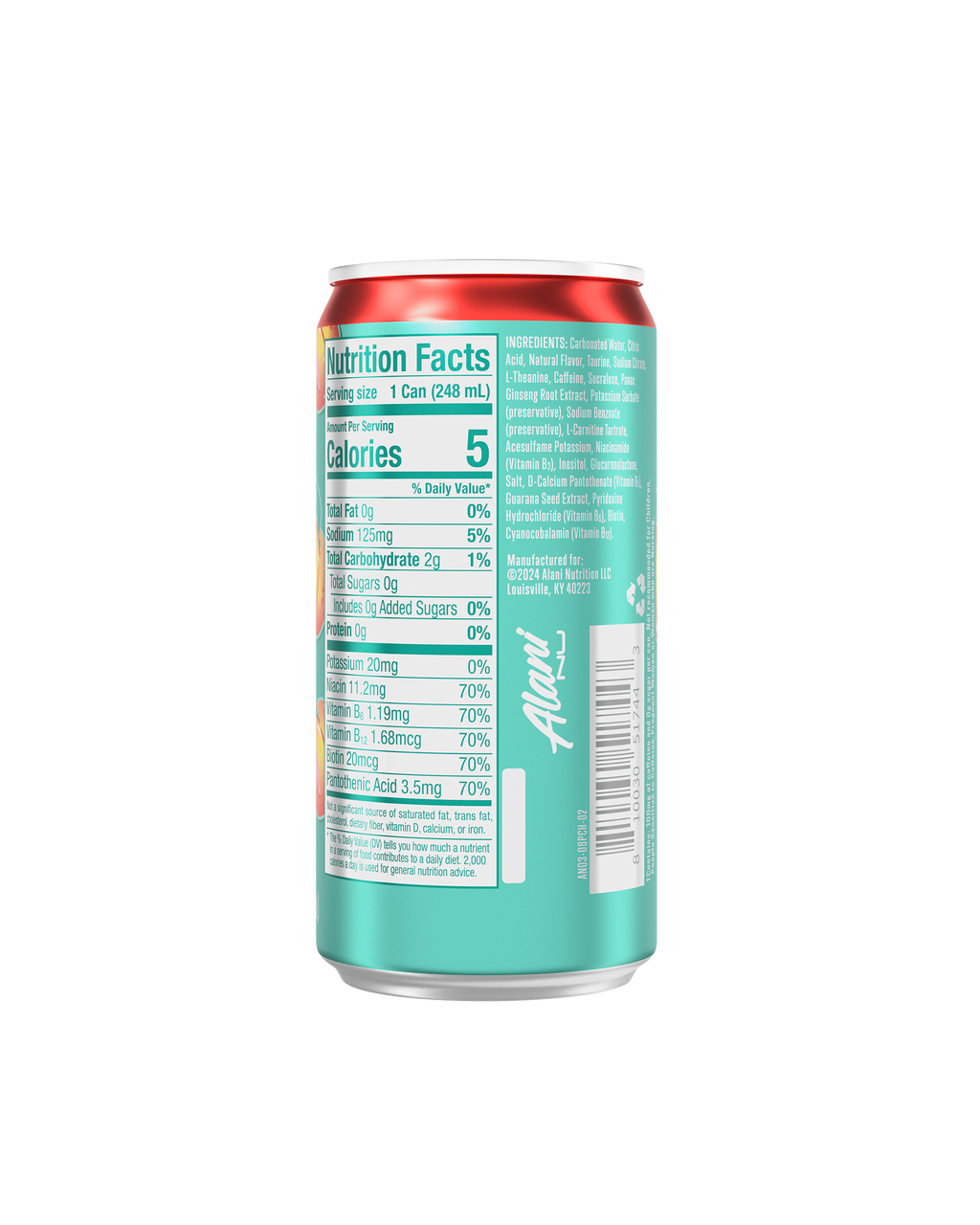 Alani Nu Mini Energy - Juicy Peach L6 - image 3