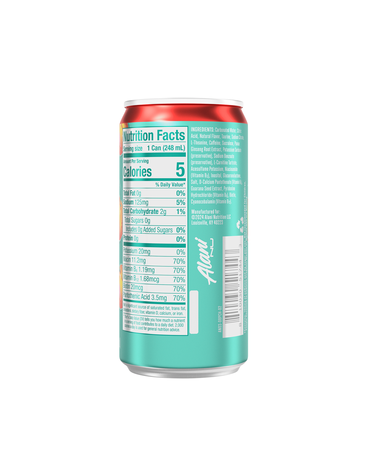 Alani Nu Mini Energy - Juicy Peach L6 - image 3